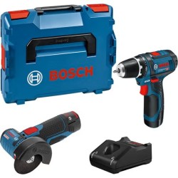 Bosch Professional 0615990N2U Akkugeräte, Elektriker, Heimwerker, KFZ, Profi Werkzeugset (0615990N2U)