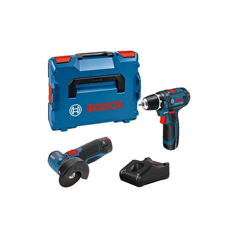 Bosch Professional 0615990N2U Akkugeräte, Elektriker, Heimwerker, KFZ, Profi Werkzeugset (0615990N2U)