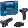 Bosch Professional 0615990N2U Akkugeräte, Elektriker, Heimwerker, KFZ, Profi Werkzeugset (0615990N2U)