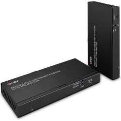 Lindy 70m Cat.6 HDMI 4K60, Audio, IR & RS-232 HDBaseT Extender mit ARC Verlängert HDMI- und ARC-Signale über HDBaseT auf bis zu