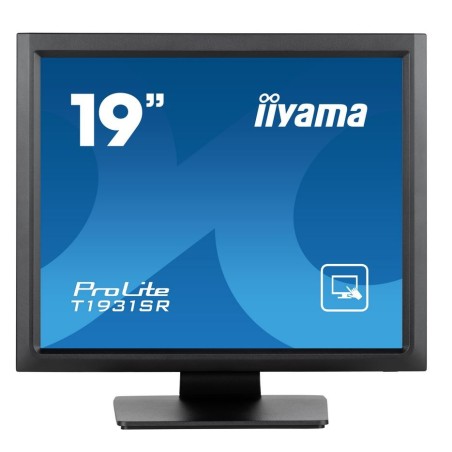 iiyama ProLite T1931SR-B1S, 48,3cm (19''), schwarz Touchmonitor (Seitenverhältnis: 5:4), 48,3 cm (19''), resistiv, 1280x1024 Pi