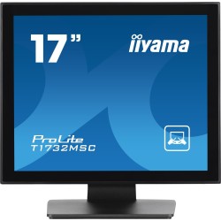 iiyama ProLite T1732MSC-B1SAG, 43,2cm (17''), Projected Capacitive, 10 TP, Kit (USB), schwarz Touchmonitor (5:4), 43,2 cm (17''