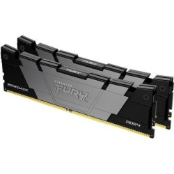 Kingston FURY Renegade - DDR4 - Kit - 16GB: 2 x 8GB - DIMM 288-PIN - 2000 MHz / PC4-32000 - CL19 - non-ECC - Schwarz (KF440C19R