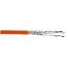 INLINE - Bulkkabel - 300 m - SFTP, PiMF -Cat.7a Rohkabel - halogenfrei - orange