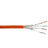 InLine - Bulkkabel - 500,0m - SFTP, PiMF -Cat.7a Rohkabel - halogenfrei - orange (70500I)