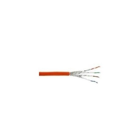 INLINE - Bulkkabel - 500 m - SFTP, PiMF -Cat.7a Rohkabel - halogenfrei - orange