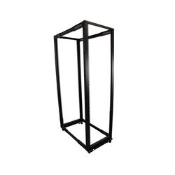 StarTech.com 42U Adjustable Depth Open Frame 4 Post Server Rack - Schrank - Schwarz - 42U (4POSTRACK42)