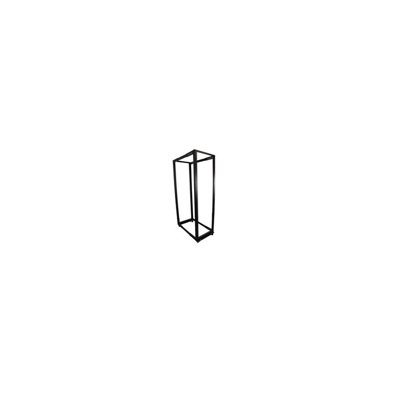 StarTech.com 42U Adjustable Depth Open Frame 4 Post Server Rack - Schrank - Schwarz - 42U (4POSTRACK42)