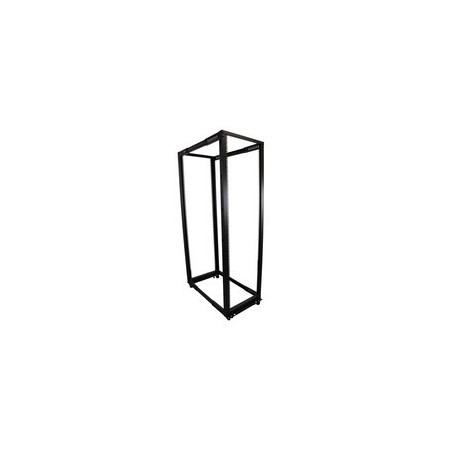 StarTech.com 42U Adjustable Depth Open Frame 4 Post Server Rack - Schrank - Schwarz - 42U (4POSTRACK42)