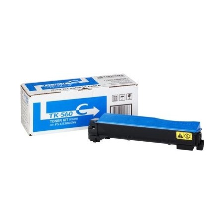 Kyocera TK 560C - Cyan - original - Tonersatz - für ECOSYS P6030cdn, P6030cdn/KL3, FS-C5300DN, C5300DN/KL3, C5350DN, C5350DN/KL