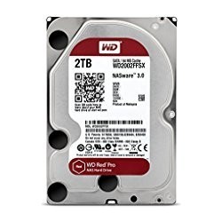 WD Red Pro WD2002FFSX - Festplatte - 2TB - intern - 8,9 cm (3.5") - SATA-600 - 7200 U/min - Puffer: 64MB (WD2002FFSX)