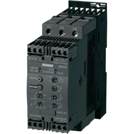 Siemens Sanftstarter Motorleistung bei 400 V 22 kW Motorleistung bei 230 V 11 kW 400 V/AC Nennstrom 45 A 3RW4036 (3RW4036-1BB14
