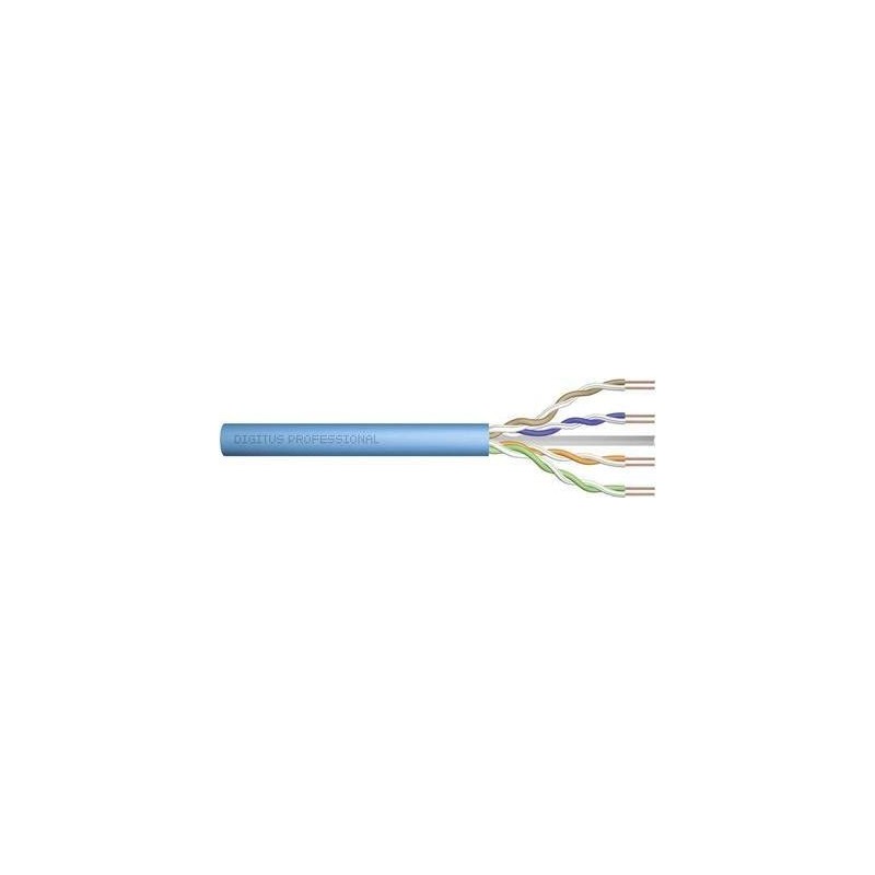 DIGITUS Professional - Bulkkabel - 500,0m - UTP - CAT 6a - halogenfrei - Hellblau, RAL 5012 (DK-1613-A-VH-5)