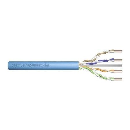 DIGITUS Professional - Bulkkabel - 500,0m - UTP - CAT 6a - halogenfrei - Hellblau, RAL 5012 (DK-1613-A-VH-5)