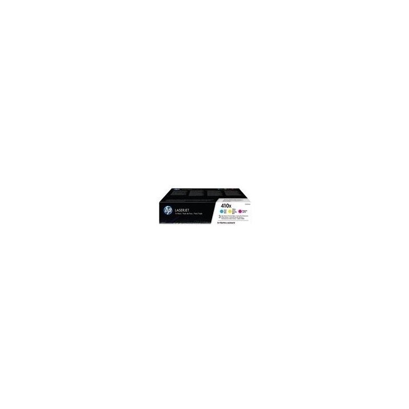 HP Toner CF252XM (410X) - Multipack - C/M/Y - Kapazität: 3x 5.000 Seiten (CF252XM)