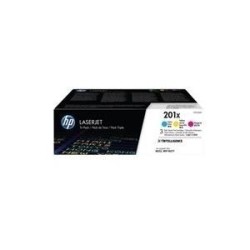 HP Toner Multipack CF253XM (201X) - C/M/Y - Kapazität: 3x 2.300 Seiten (CF253XM)