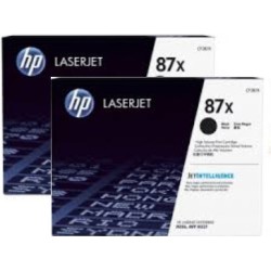 HP Toner CF287XD (87X) - Doppelpack - Schwarz - Kapazität: 2x 18.000 Seiten (CF287XD)