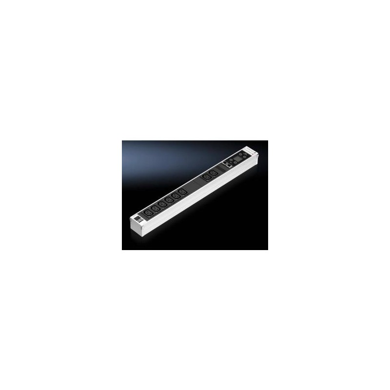 RITTAL DK PSM Messmodul modul. PSM Stromvert. 2 Steckpl. Stromschiene. Ausg. IEC 60320 8xC13 Eing. 207V-250V 16A max. 3680W Aus