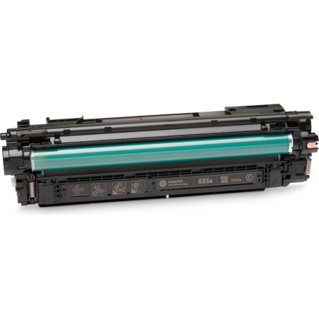 HP 655A - Cyan - Original - LaserJet - Tonerpatrone (CF451A) - für Color LaserJet Enterprise M652dn, M652n, M653dn, M653x (CF45