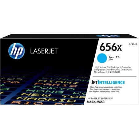 HP 656X - Hohe Ergiebigkeit - Cyan - original - LaserJet - Tonerkartusche (CF461X) - für Color LaserJet Enterprise M652dn, M652