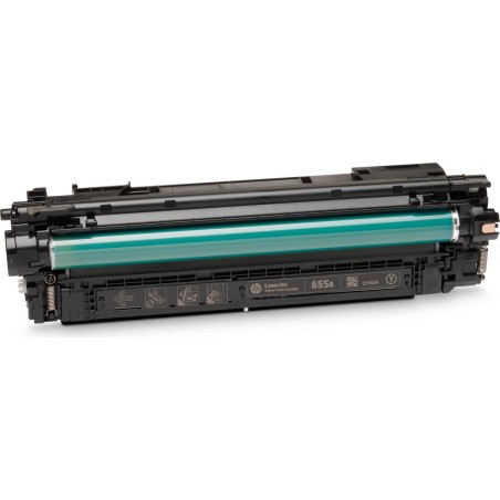 HP 655A - Gelb - Original - LaserJet - Tonerpatrone (CF452A) - für Color LaserJet Enterprise M652dn, M652n, M653dn, M653x (CF45
