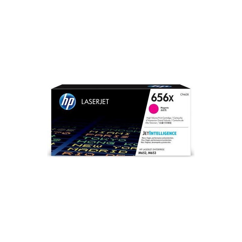 HP 656X - Hohe Ergiebigkeit - Magenta - original - LaserJet - Tonerpatrone (CF463X) - für Color LaserJet Enterprise M652dn, M65