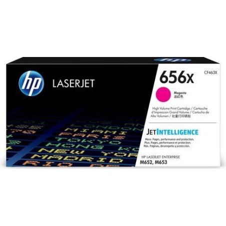 HP 656X - Hohe Ergiebigkeit - Magenta - original - LaserJet - Tonerpatrone (CF463X) - für Color LaserJet Enterprise M652dn, M65