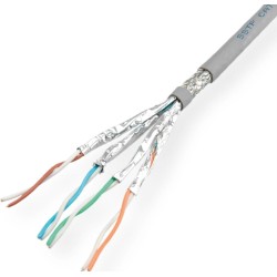 VALUE - Bulkkabel - 300 m - SFTP, PiMF - CAT 6e - robust - Grau
