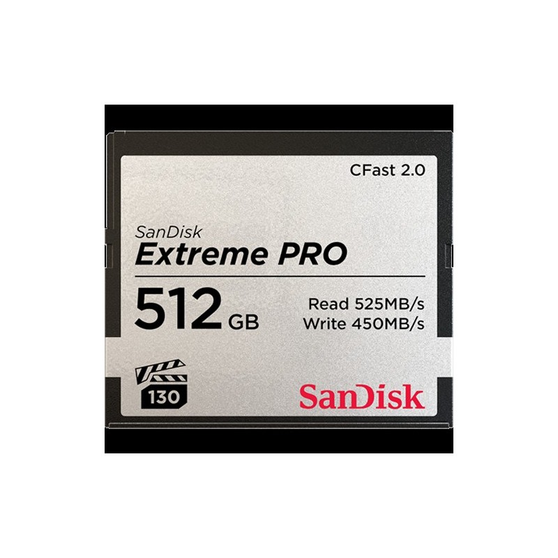 Sandisk Extreme Pro 512GB 512GB CFast 2.0 Speicherkarte (SDCFSP-512G-G46D)