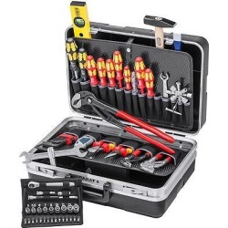 Knipex 00 21 21 HK S Schwarz - Silber Acrylnitril-Butadien-Styrol (ABS) Werkzeugtasche & -koffer (00 21 21 HK S)