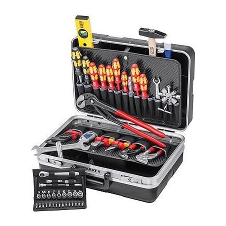 Knipex 00 21 21 HK S Schwarz - Silber Acrylnitril-Butadien-Styrol (ABS) Werkzeugtasche & -koffer (00 21 21 HK S)