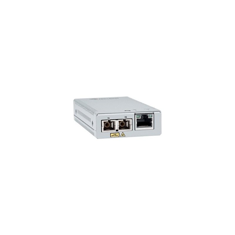 Allied Telesis AT-MMC2000LX/SC-TAA-60 Netzwerk Medienkonverter 1000 Mbit/s 1310 nm Einzelmodus Grau (AT-MMC2000LX/SCTAA60)