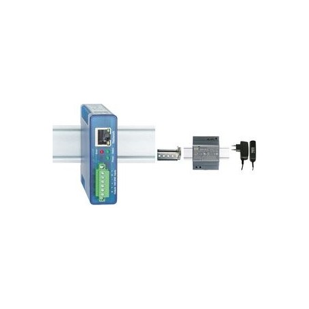 W&T Web-IO, 4.0 Digital, 2xIn, 2xOut, 12 - 48V DC Schaltsignale über TCP/IP-Ethernet steuern, überwachen, - 1 Stück (57737)