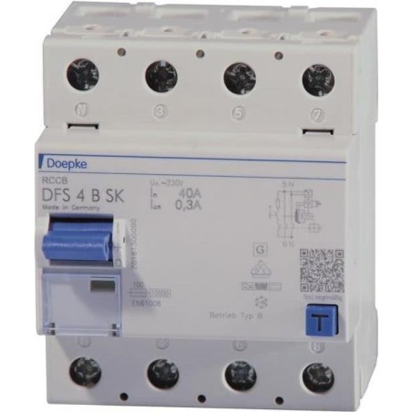 Doepke Schaltgeräte GmbH Fi-Schalter DFS4 040-4/0.30-B SK (09136998)