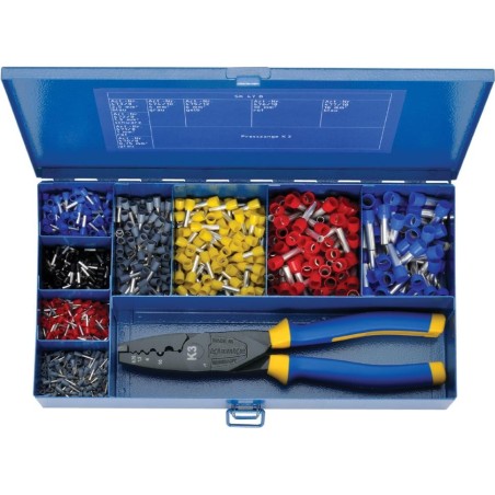 Gustav Klauke GmbH SK47B Kabel-Crimper Werkzeugsatz Blau - Gelb (SK47B)
