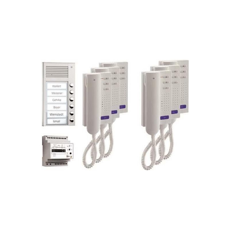 TCS Türsprechanlagen-Set PPA06-EN/02 pre pack6 AP 6Teilnehmer (PPA06-EN/02)