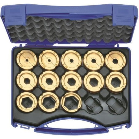 Presseinsatzset 6-300qmm D22 im Kunstst. 14teilig Ser.22 (D22SET)