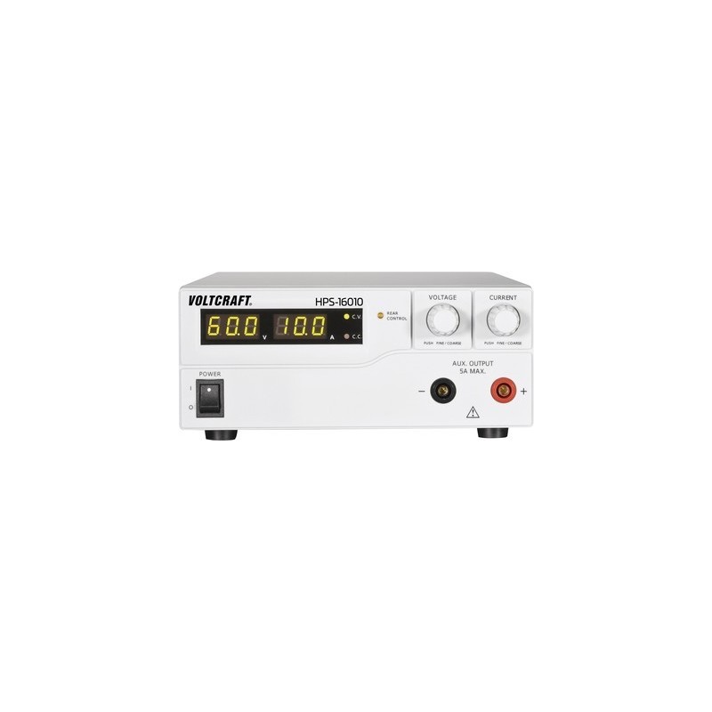 Voltcraft Labornetzgerät, einstellbar HPS-16010 1 - 60 V/DC 0 - 10 A 600 W 1 x Remote (HPS-16010)