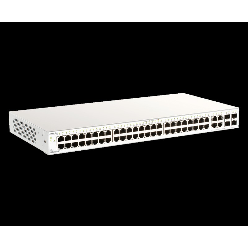D-Link Nuclias Cloud-Managed DBS-2000-52 - Switch - 48 x 10/100/1000 + 4 x Kombi-SFP (DBS-2000-52)