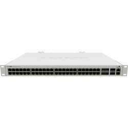 MikroTik CRS354-48G-4S+2Q+RM - Switch - L3 - 48 x 10/100/1000 + 4 x 10 Gigabit SFP+ + 2 x 40 Gigabit QSFP+ - Desktop, an Rack m