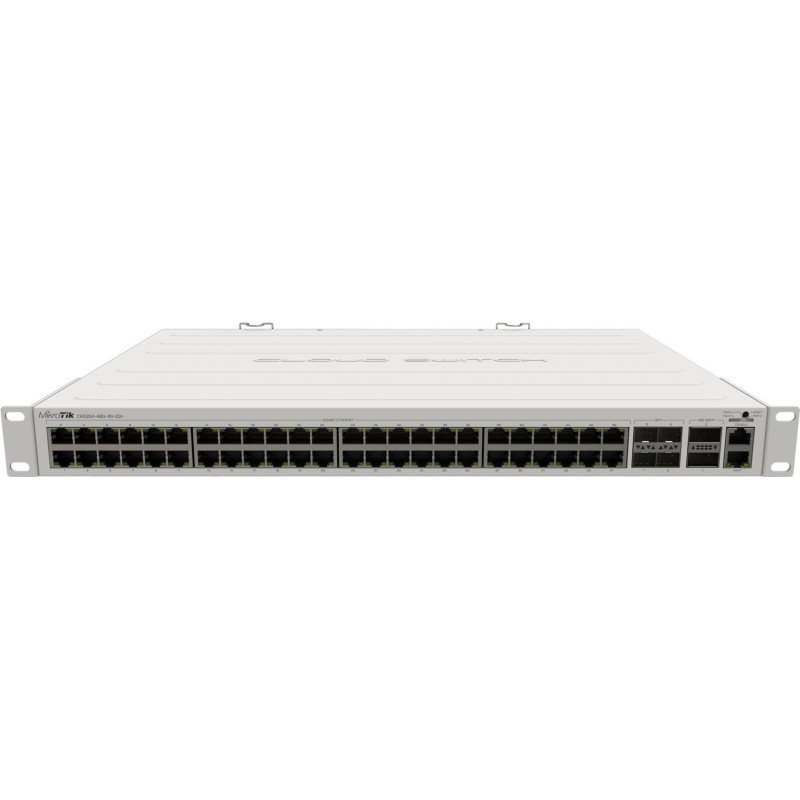 MikroTik CRS354-48G-4S+2Q+RM - Switch - L3 - 48 x 10/100/1000 + 4 x 10 Gigabit SFP+ + 2 x 40 Gigabit QSFP+ - Desktop, an Rack m
