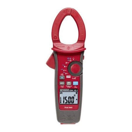Benning CM 10-1 Stromzange digital Datenlogger CAT IV 600 V Anzeige (Counts): 6000 (044688)