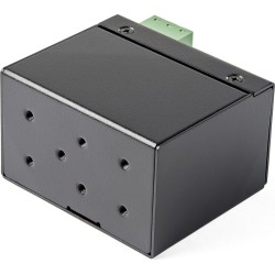 StarTech.com PoE+ Industrial Fiber to Ethernet Media Converter 30W - SFP to RJ45 - Singlemode/Multimode Fiber to Copper Gigabit