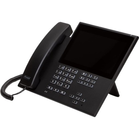 Auerswald COMfortel D-600 - VoIP-Telefon mit Rufnummernanzeige/Anklopffunktion - dreiweg Anruffunktion - SIP, RTCP, RTP, SRTP,
