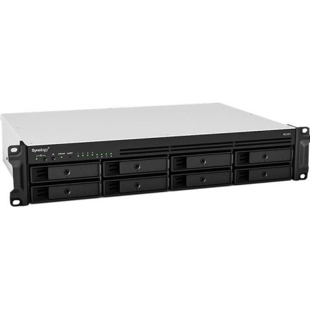 Synology RackStation RS1221+ - NAS-Server - 8 Schächte - Rack - einbaufähig - SATA 6Gb/s - RAID 0, 1, 5, 6, 10, JBOD - RAM 4GB