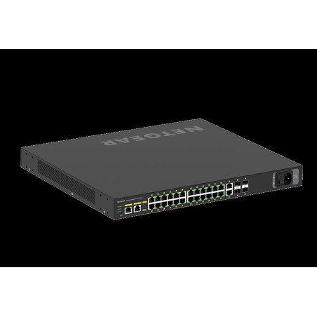 NETGEAR M4250-26G4XF-PoE+ Managed L3 Switch 24x1G PoE+ 480W 2x1G 4x10G SFP+ Rackmount (GSM4230PX-100EUS)