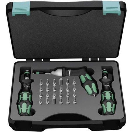 Wera Werkstatt Drehmoment-Schraubendreher-Set 27teilig 7440/41/42 0.3 - 6 Nm (05074739001)