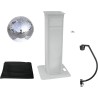 EUROLITE Set Spiegelkugel 50cm mit Stage Stand variabel + Cover schwarz (20000716)