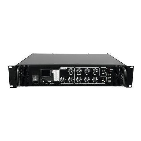 Omnitronic MP-60P - Mischverstärker - mit Stromversorgung - 6-Kanal - 60 Watt - Rack - einbaufähig