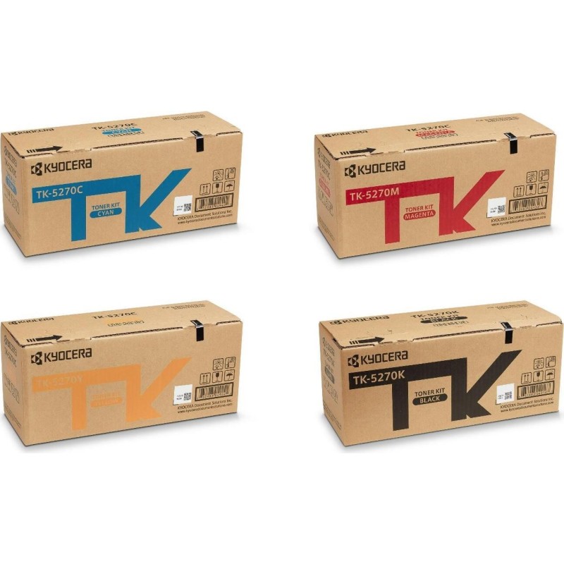Kyocera Original TK-5270 Toner 4er Set BK/C/M/Y (OPTK-5270)